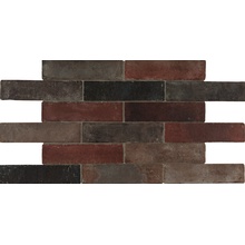Marazzi Terramix MMKW Nero azulejo de parede 7x28 cm, Itália, efeito tijolo  - foto 1 - foto 1