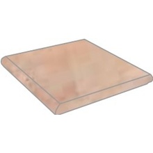 Novabell Materia Mat Ang Monolitico Rosso degrau de canto 33x33 cm, Itália - foto 1 - foto 1