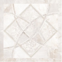 Versace Emote Intarsio Onice Bianco 262530 porcelain tile 78x78 cm, Italy - photo 1 - photo 1