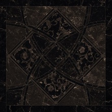 Versace Emote Intarsio Nero Amasanta 262532 porcelain tile 78x78 cm, Italy - photo 1 - photo 1