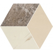 Versace Marble 240463 T3 L.Grigio-Bianco-Beige Mozaïek 39x45 cm, Italië, mozaieklook - foto 1 - foto 1